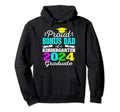 Proud Bonus Dad Kindergarten Graduate 2024 Hoodie - Novelty Apparel Unisex - T-Shirt, Sweatshirt, Hoodie