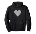 Soccer Ball Heart Shape Love Hoodie - Fun Novelty Design for Adults - T-Shirt, Sweatshirt, Hoodie