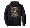 Funny Bbq Dad Grill Master Myth Legend Hoodie - Unique Graphic Unisex - T-Shirt, Sweatshirt, Hoodie