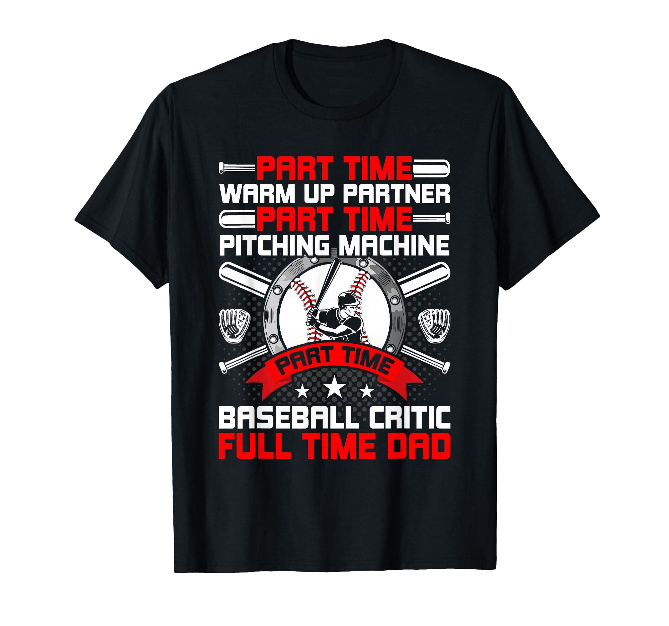 Part Time Warm Up Partner Full Time T-Shirt - Minimalist Print Men Women - T-Shirt, Sweatshirt, Hoodie