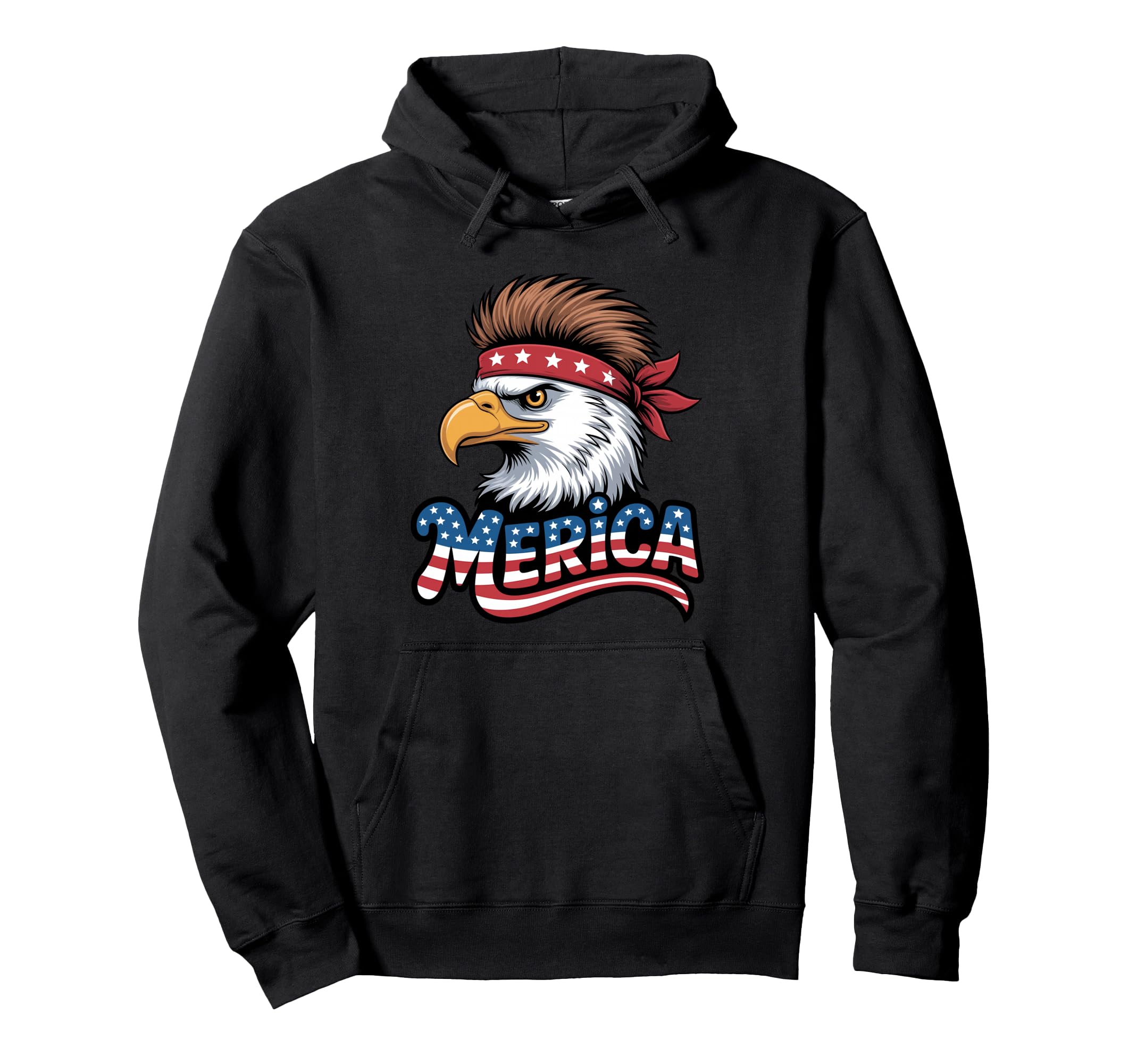 Merica Usa American Flag Patriotic 4Th Hoodie - Novelty Apparel Men Women - T-Shirt, Sweatshirt, Hoodie