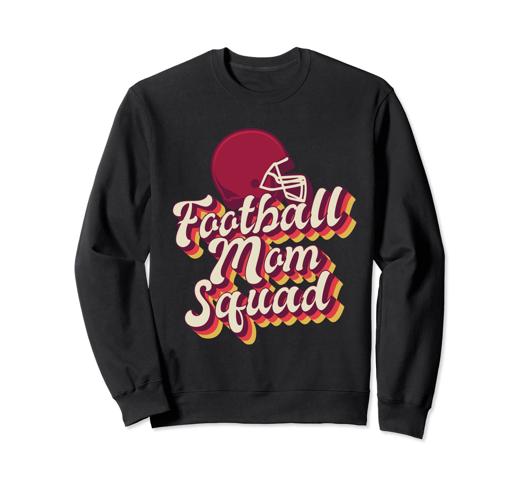 Football Mom Squad Soccer Helmet Sweatshirt - Casual Everyday Wear Unisex - T-Shirt, Sweatshirt, Hoodie