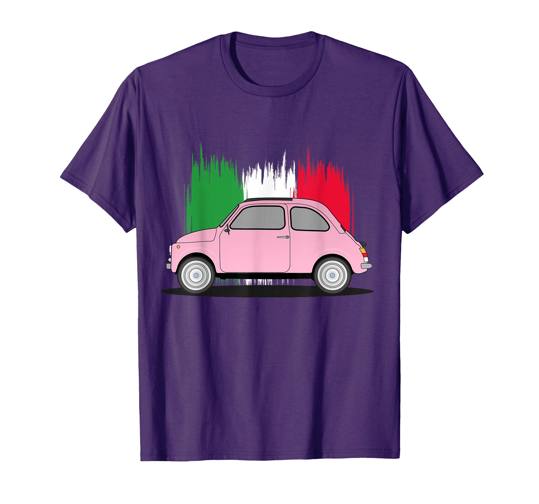 500 Car Flag Italy Gift Dad Motors T-Shirt - Custom Art Print for Adults - T-Shirt, Sweatshirt, Hoodie