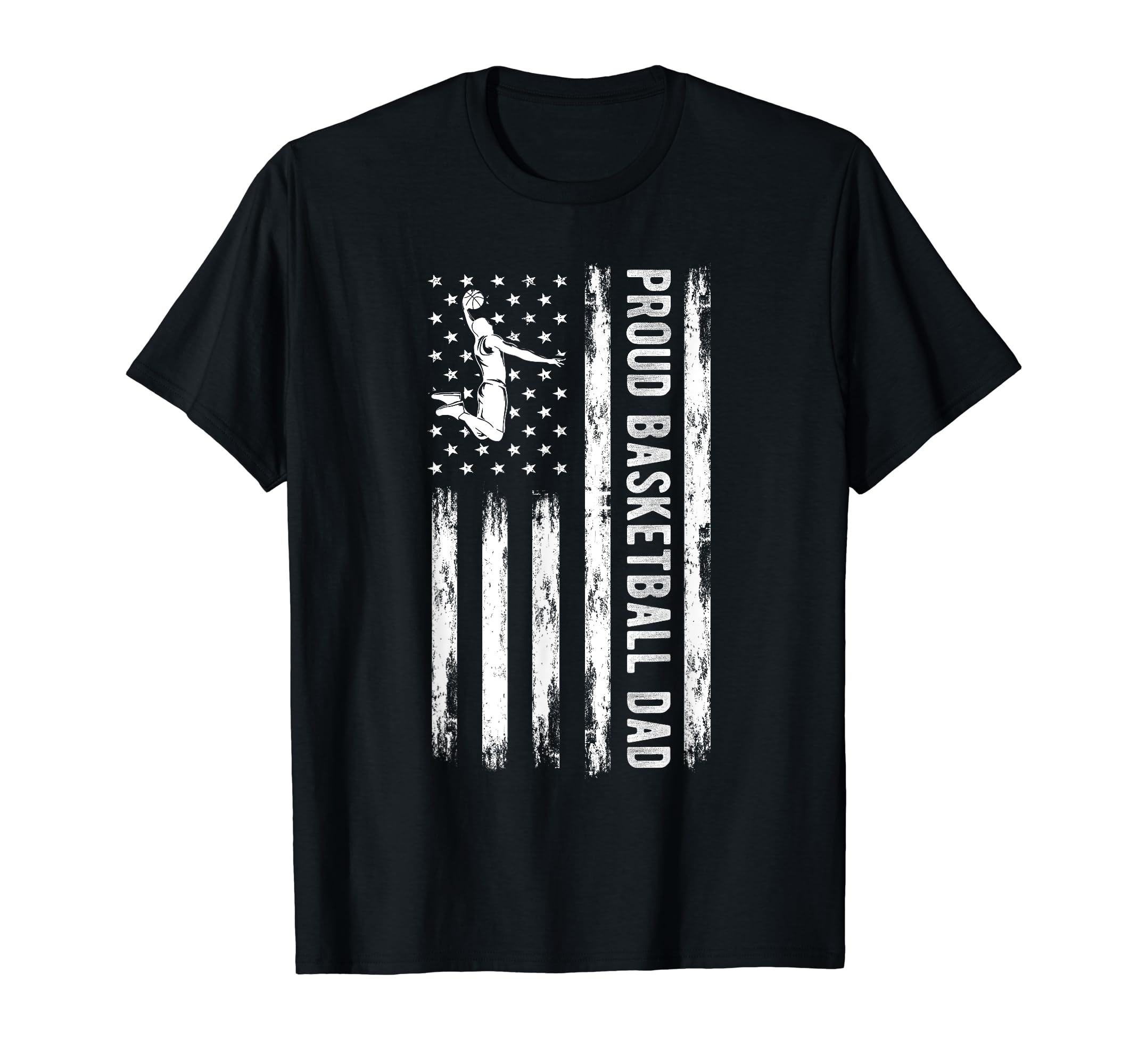 Proud Basketball Dad Usa Team Coach T-Shirt - Graphic Print Men Women - T-Shirt, Sweatshirt, Hoodie