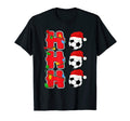 Ho Ho Ho Santa Soccer Ball Gift T-Shirt - Streetwear Style for Adults - T-Shirt, Sweatshirt, Hoodie