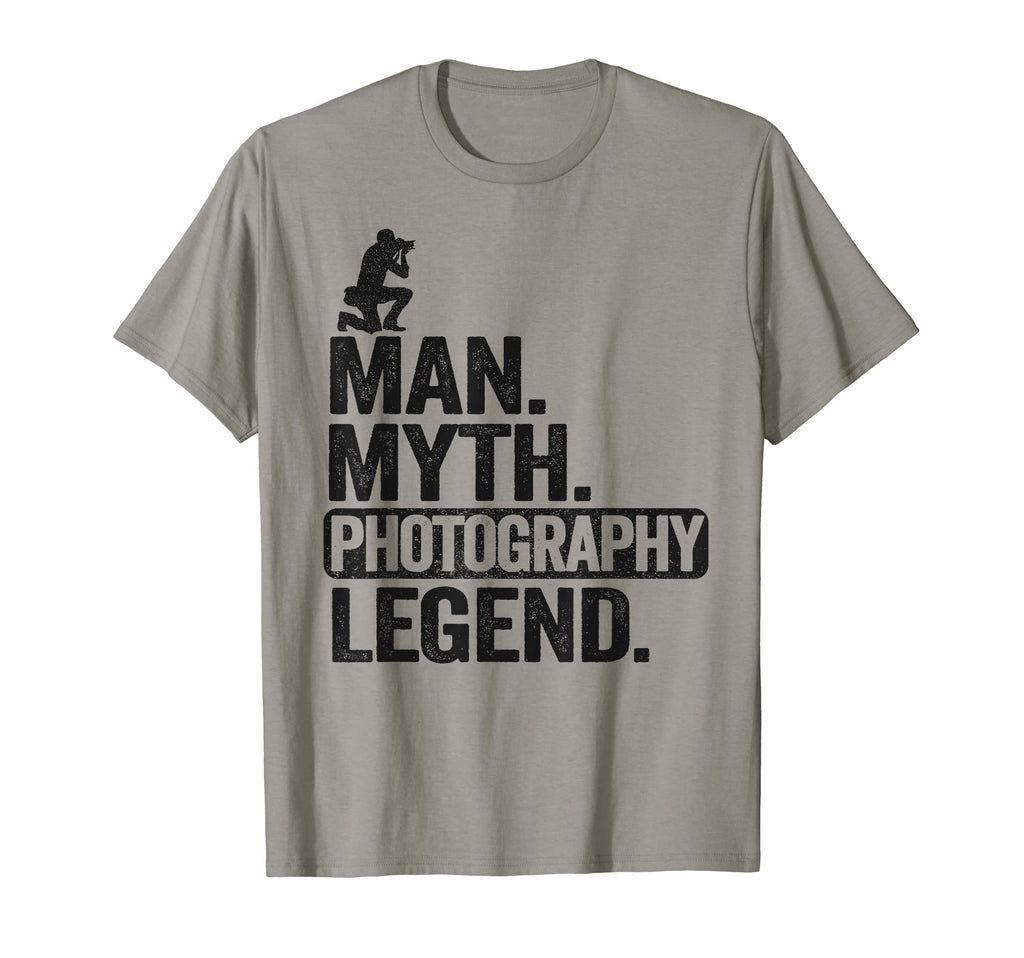 Mens Myth Photography Legend Mens Dad T-Shirt - Minimalist Print Men Women - T-Shirt, Sweatshirt, Hoodie