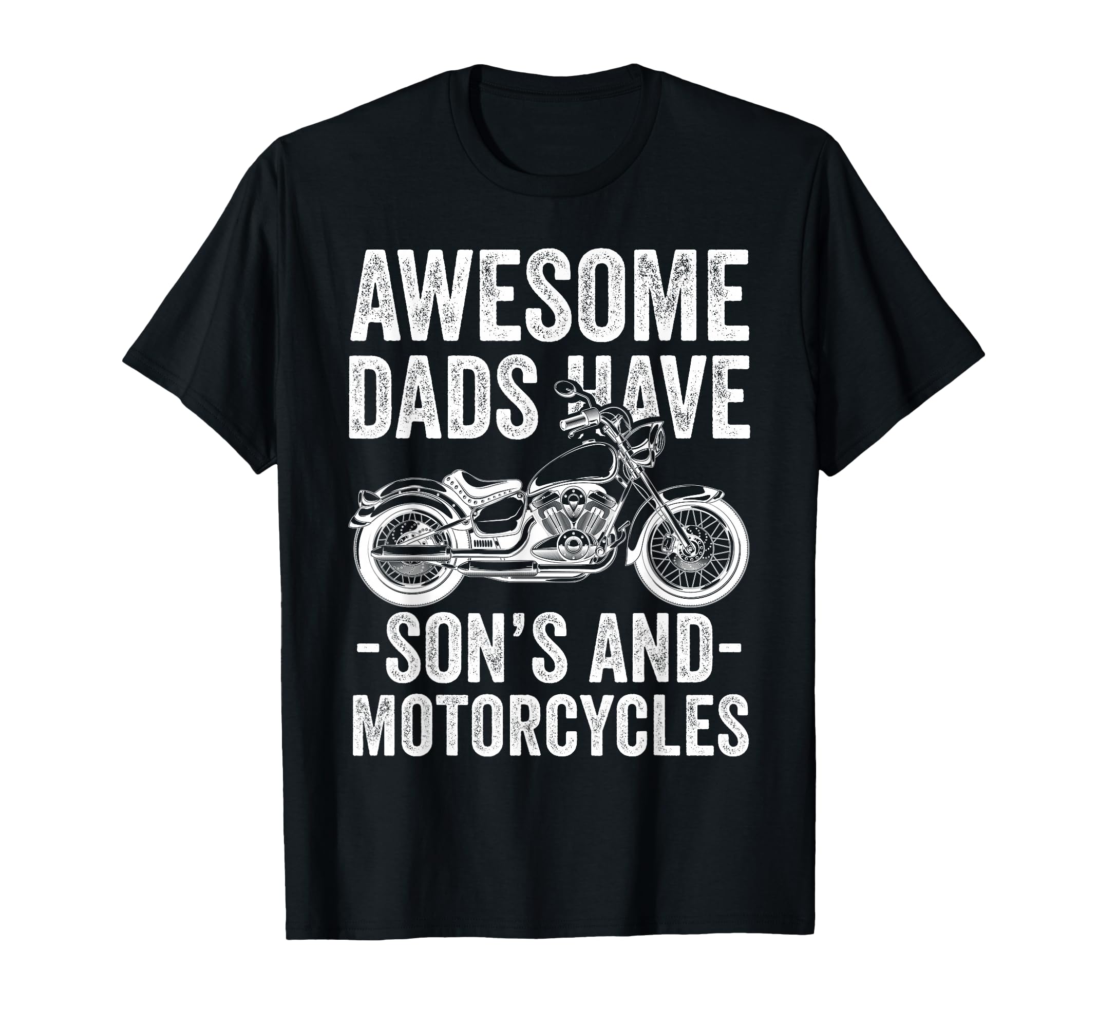 Awesome Dads Have Sons And Motorcycle T-Shirt - Aesthetic Graphic Unisex - T-Shirt, Sweatshirt, Hoodie