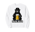 Papa Beer Funny Dad Bear Drinking Sweatshirt - Unique Graphic Men Women - T-Shirt, Sweatshirt, Hoodie