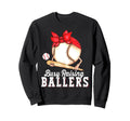 Busy Raising Ballers Baseball Funny Sweatshirt - Novelty Apparel Men Women - T-Shirt, Sweatshirt, Hoodie