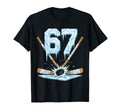 Funny Hockey 67 Meme 6 7 Six Seven Gen T-Shirt - Unique Graphic Men Women - T-Shirt, Sweatshirt, Hoodie
