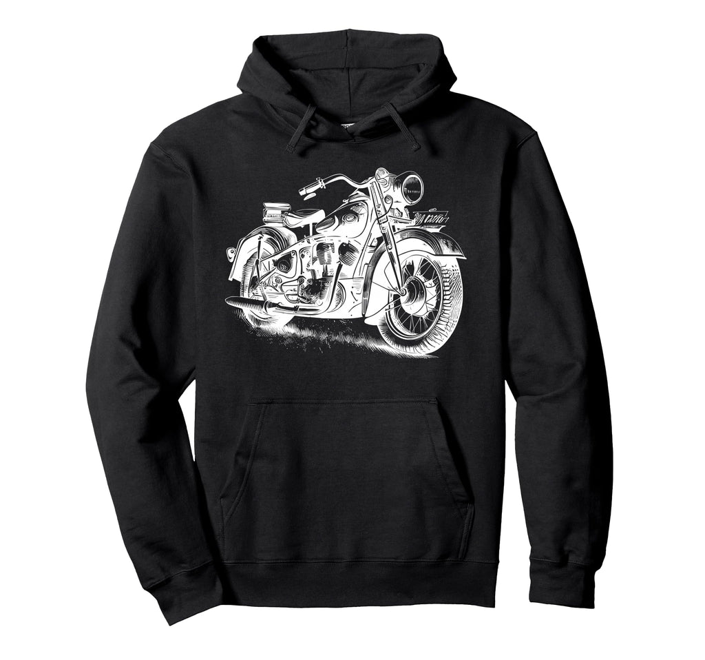 Motorcycling Biker Motorcycle Ride Hoodie - Fun Novelty Design Men Women - T-Shirt, Sweatshirt, Hoodie