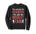 His Biggest Fan Soccer Grandpa Soccer Sweatshirt - Custom Art Print Unisex - T-Shirt, Sweatshirt, Hoodie