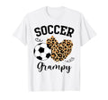 Soccer Grampy Heart Leopard Grampy T-Shirt - Aesthetic Graphic Men Women - T-Shirt, Sweatshirt, Hoodie