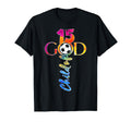 Jesus 15 Years Child God Soccer 15Th T-Shirt - Aesthetic Graphic Men Women - T-Shirt, Sweatshirt, Hoodie