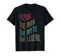 Papaw Myth Legend Dad Grandpa T-Shirt - Custom Art Print for Adults - T-Shirt, Sweatshirt, Hoodie