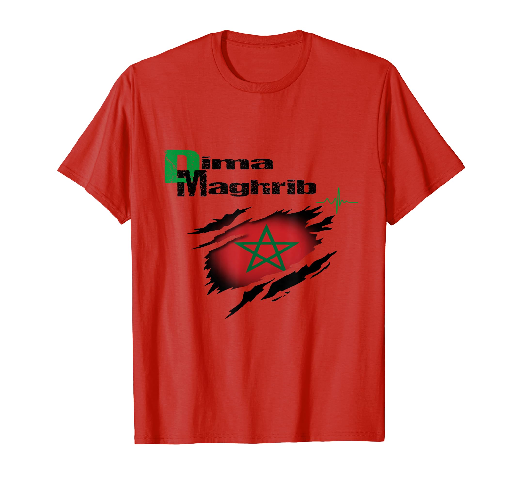 Moroccan Football Fan Soccer T-Shirt - Casual Everyday Wear for Adults - T-Shirt, Sweatshirt, Hoodie