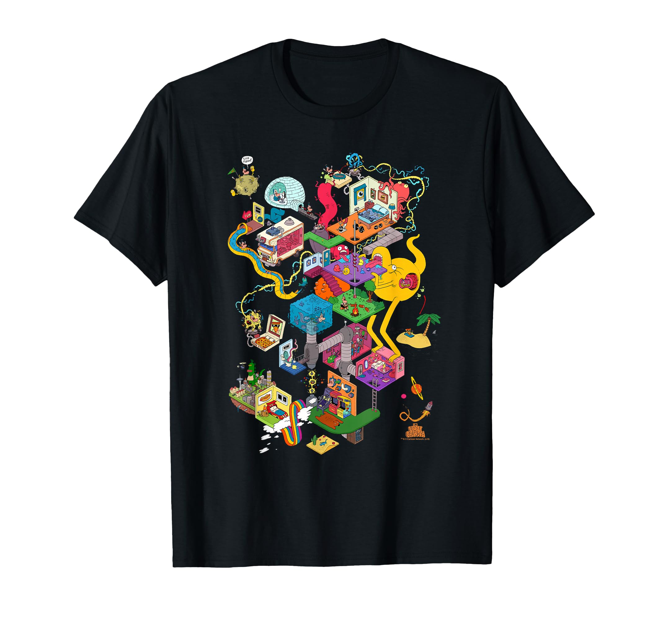 Uncle Grandpa Inside Rv T-Shirt - Streetwear Style Unisex - T-Shirt, Sweatshirt, Hoodie