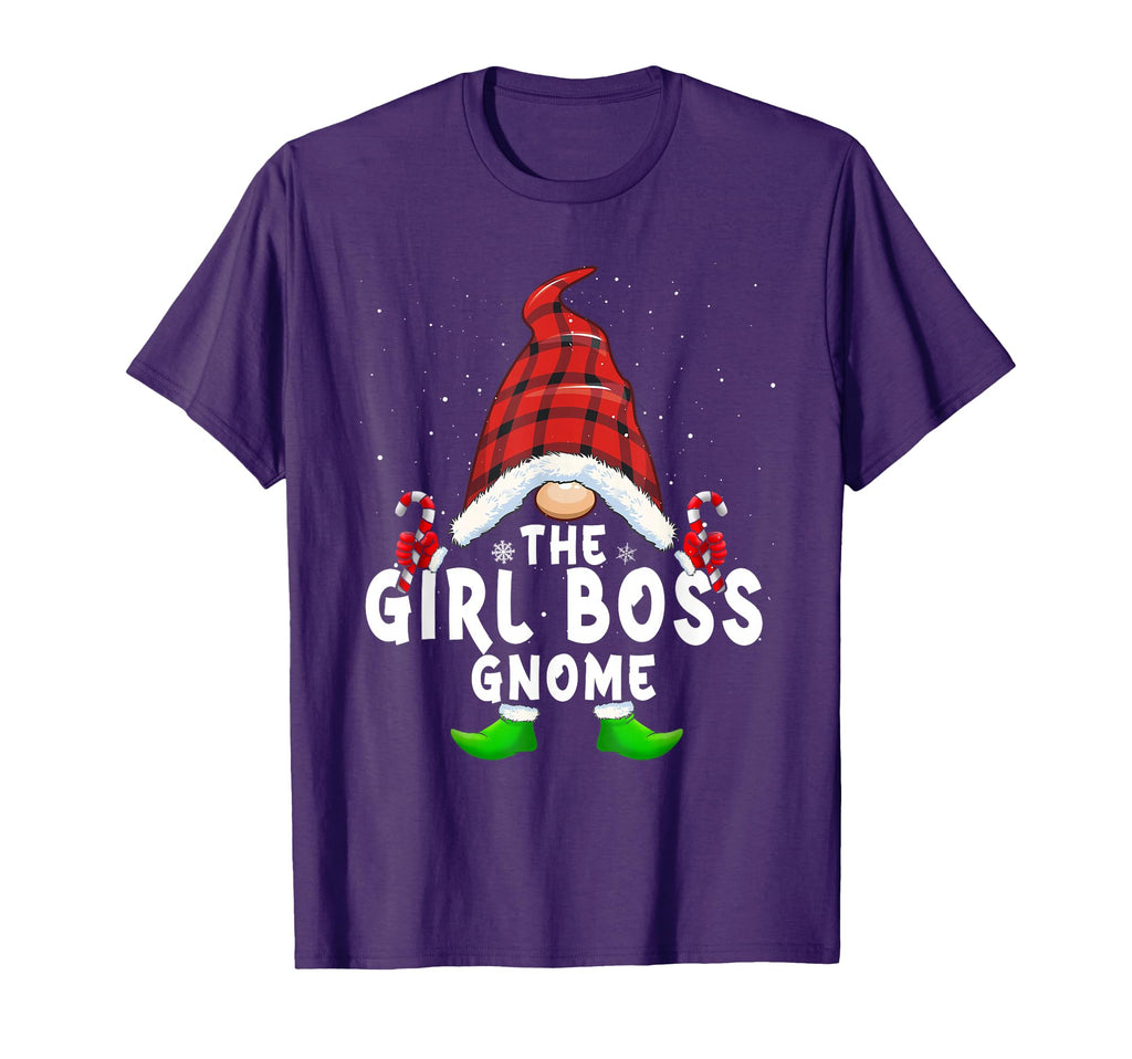 Boss Gnome Buffalo Plaid Matching T-Shirt - Custom Art Print Men Women - T-Shirt, Sweatshirt, Hoodie