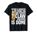 Claw Machine Dad Daughter Crane Game T-Shirt - Novelty Apparel for Adults - T-Shirt, Sweatshirt, Hoodie