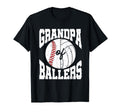 Grandpa Ballers Ball Grandfather T-Shirt - Graphic Print for Adults - T-Shirt, Sweatshirt, Hoodie