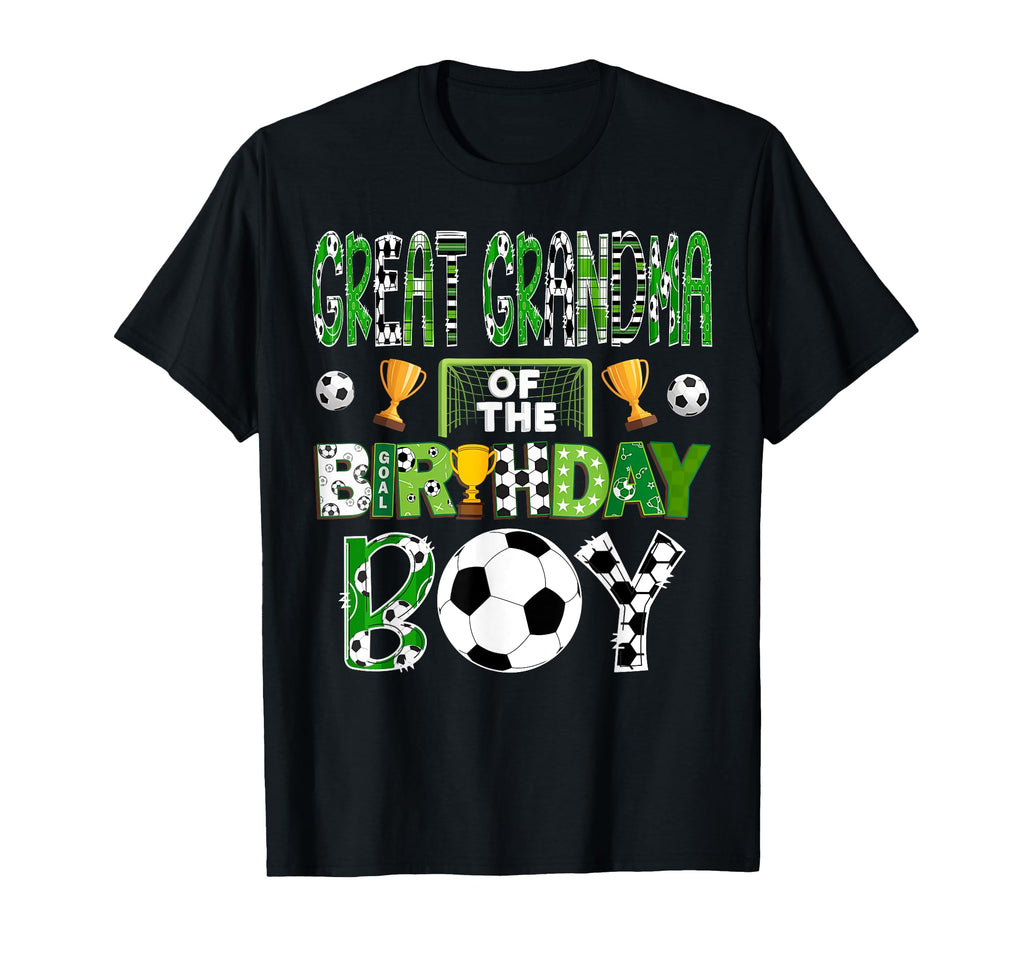 Great Grandma Birthday Soccer Player T-Shirt - Aesthetic Graphic Men Women - T-Shirt, Sweatshirt, Hoodie