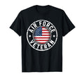 Air Force Veteran Us American Flag Dad T-Shirt - Streetwear Style Unisex - T-Shirt, Sweatshirt, Hoodie