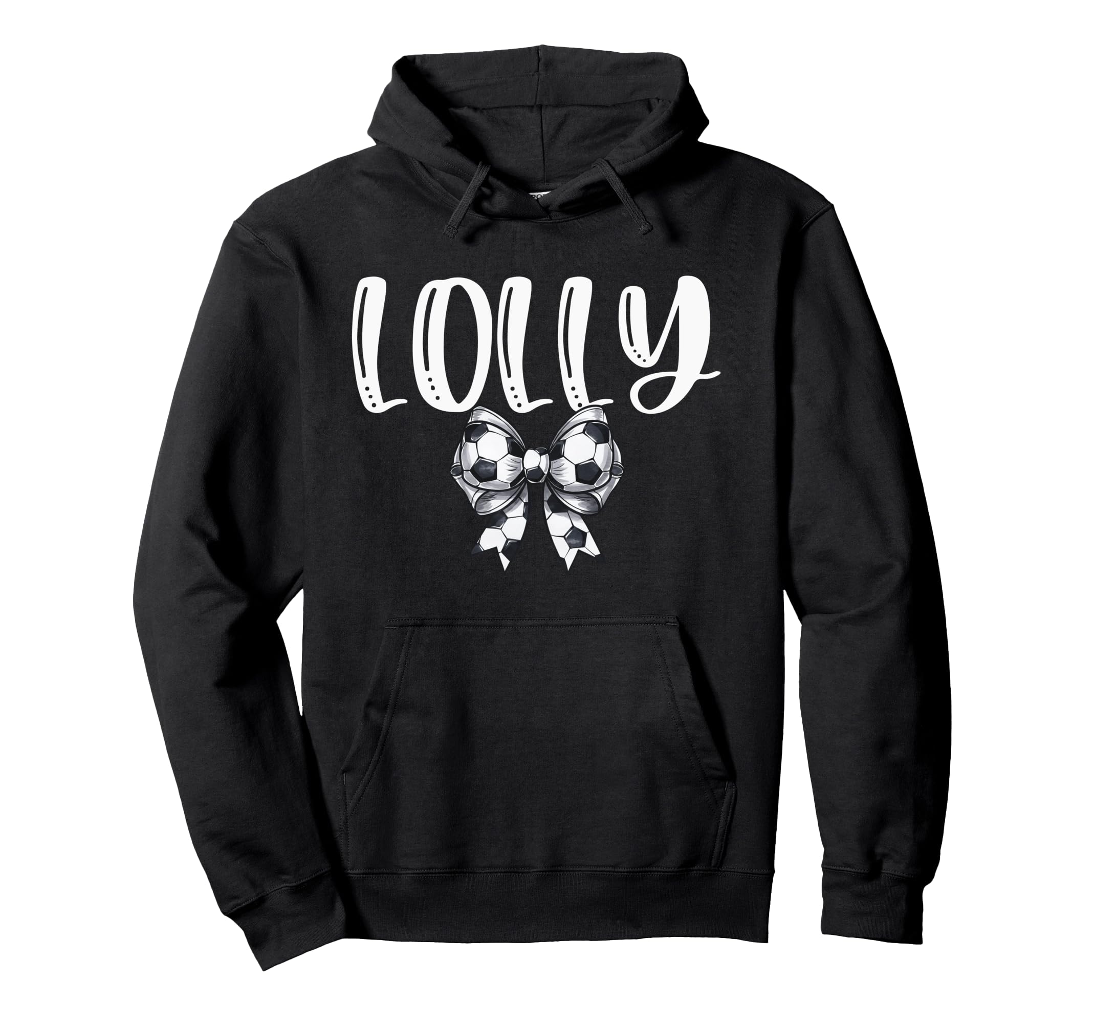 Coquette Soccer Lolly Spirit Hoodie - Trendy Graphic for Adults - T-Shirt, Sweatshirt, Hoodie