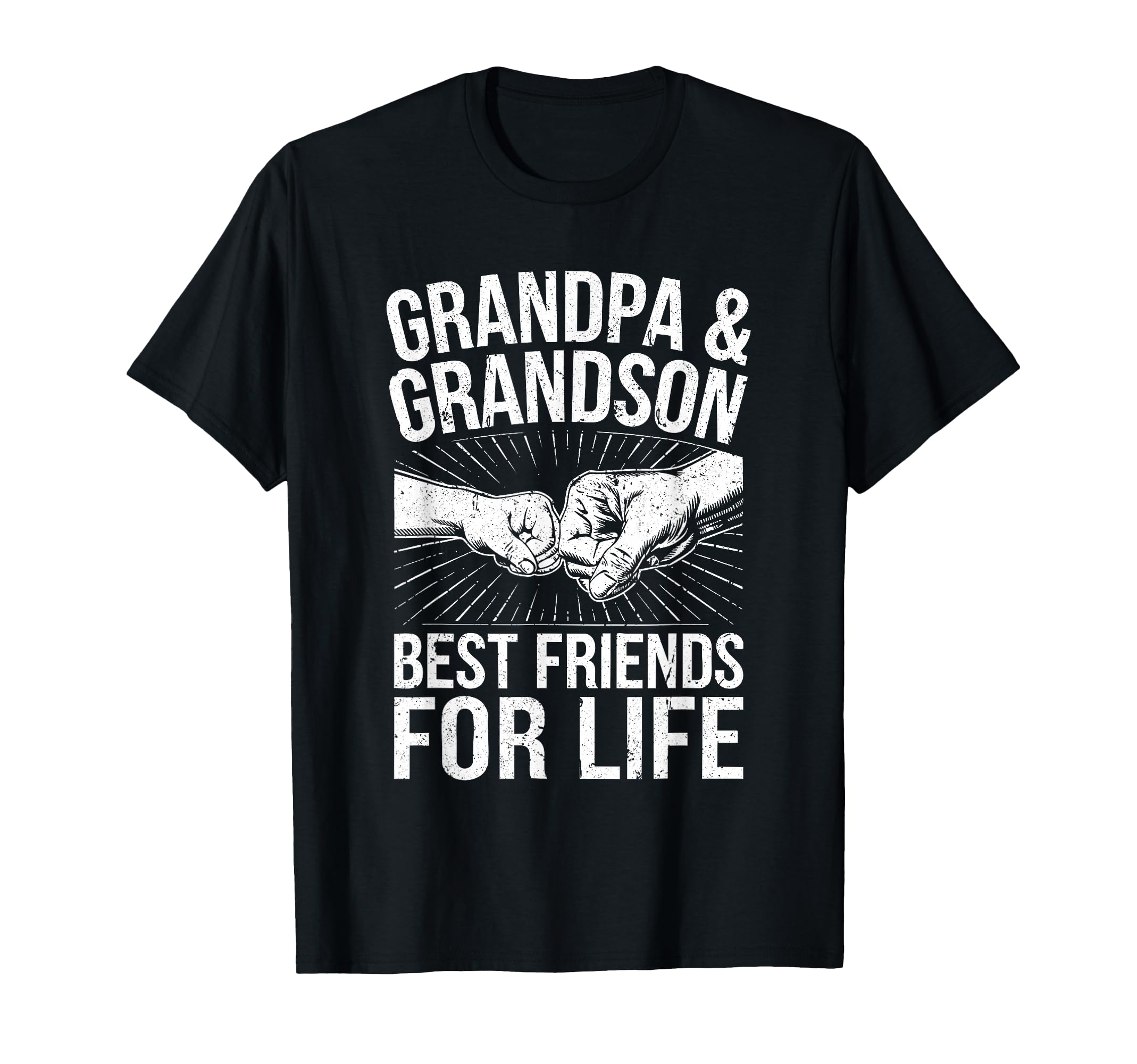 Grandpa And Grandson Best Friends T-Shirt - Casual Everyday Wear Unisex - T-Shirt, Sweatshirt, Hoodie