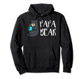 Papa Bear Hoodie - Aesthetic Graphic for Adults - T-Shirt, Sweatshirt, Hoodie