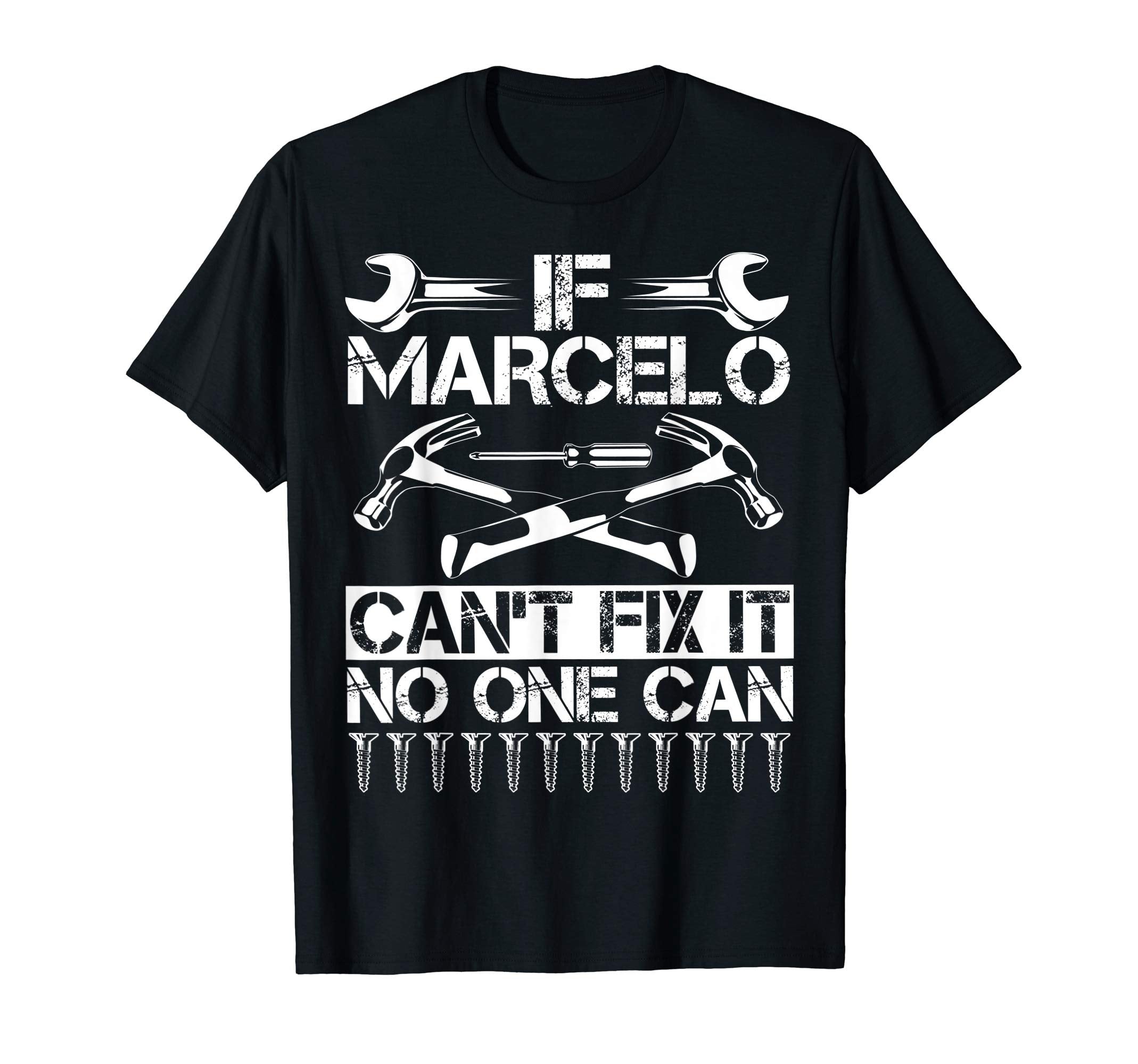 Marcelo Fix It Funny Birthday T-Shirt - Minimalist Print Men Women - T-Shirt, Sweatshirt, Hoodie
