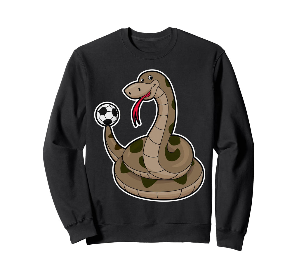 Snake Soccer Player Soccer Sports Sweatshirt - Trendy Graphic Men Women - T-Shirt, Sweatshirt, Hoodie