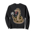 Snake Soccer Player Soccer Sports Sweatshirt - Trendy Graphic Men Women - T-Shirt, Sweatshirt, Hoodie