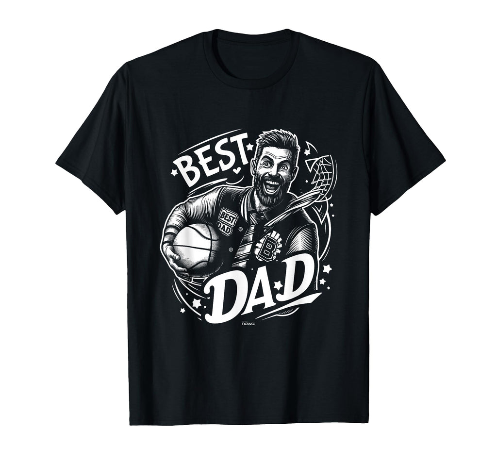 Mens Best Basketball Dad College T-Shirt - Streetwear Style for Adults - T-Shirt, Sweatshirt, Hoodie