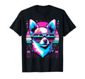 Mens And Womens Vaporwave Chihuahua T-Shirt - Custom Art Print for Adults - T-Shirt, Sweatshirt, Hoodie