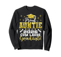 Proud Auntie 2026 Cum Laude Sweatshirt - Trendy Graphic for Adults - T-Shirt, Sweatshirt, Hoodie