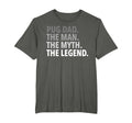 Mens Pug Dad Myth Legend Dad Father T-Shirt - Unique Graphic Men Women - T-Shirt, Sweatshirt, Hoodie