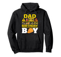 Dad Birthday Construction Worker Hoodie - Custom Art Print Men Women - T-Shirt, Sweatshirt, Hoodie