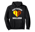 Busy Raising Ballers Softball Hoodie - Novelty Apparel Men Women - T-Shirt, Sweatshirt, Hoodie