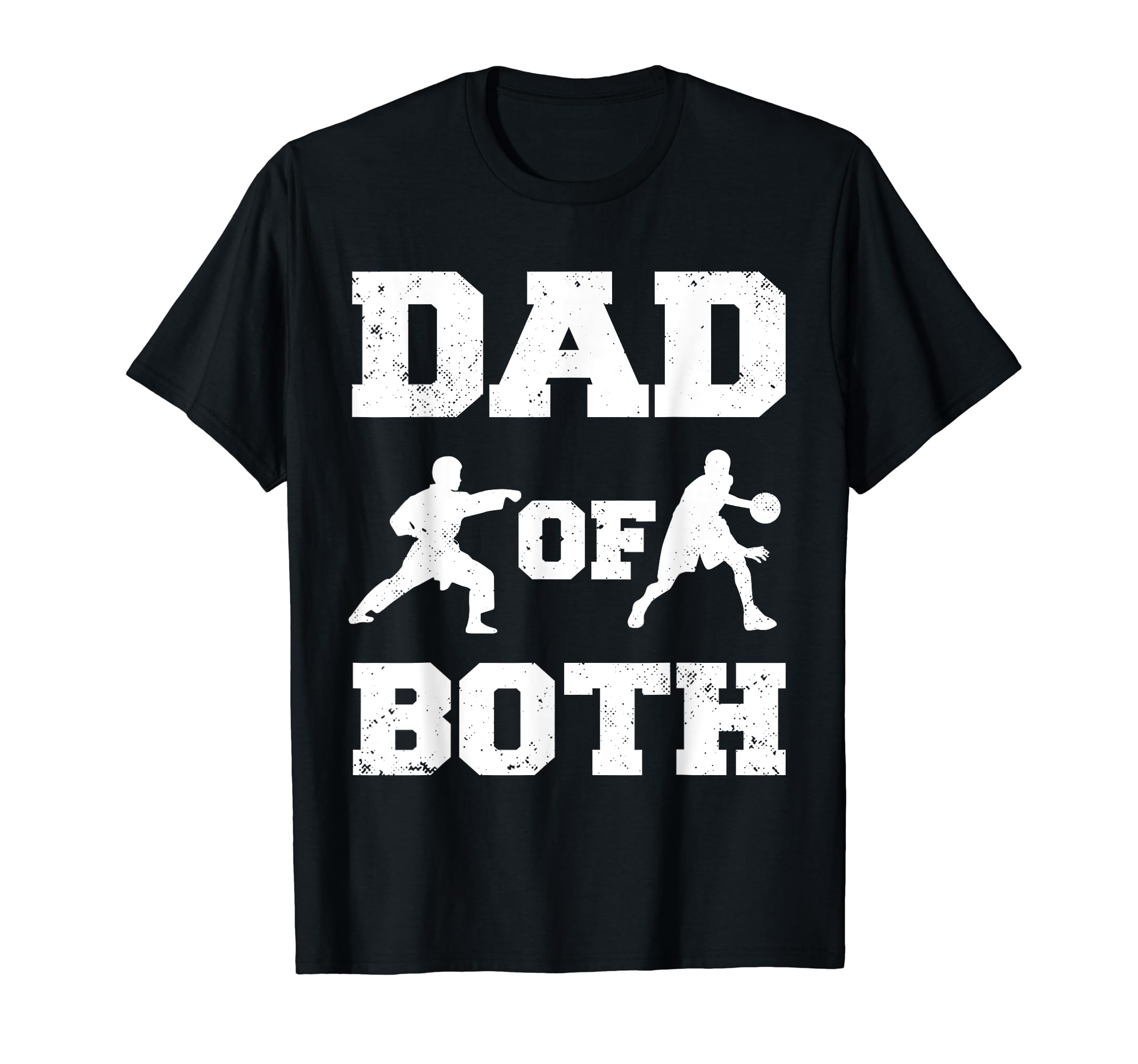 Dad Both Funny Karate Basketball Dad T-Shirt - Trendy Graphic Unisex - T-Shirt, Sweatshirt, Hoodie