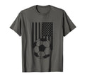 American Flag Soccer Soccer T-Shirt - Minimalist Print for Adults - T-Shirt, Sweatshirt, Hoodie