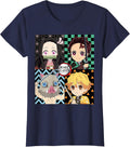 Kimetsu no Yaiba Tanjiro Inosuke Zenitsu Cute - Adult & Kids T-Shirts, Sweatshirts & Hoodies apparel design preview 1
