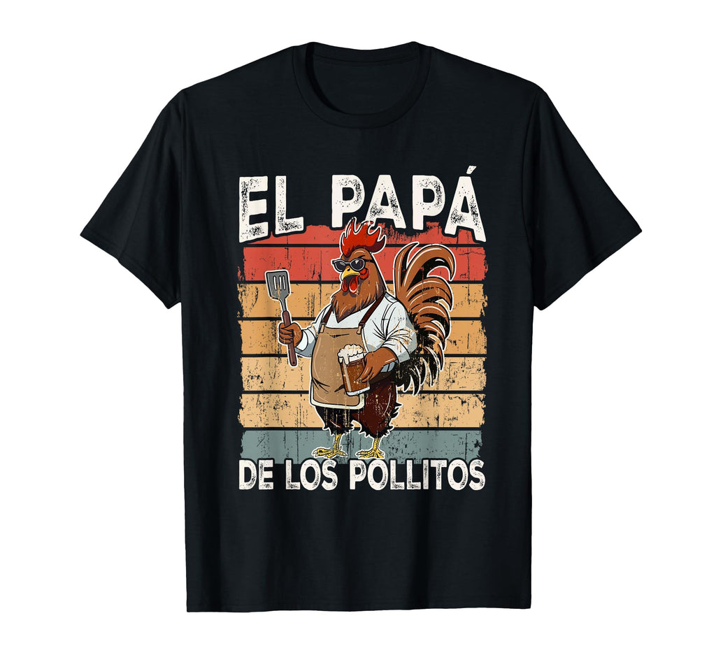 El Papa De Lo Pollitos Funny Spanish T-Shirt - Custom Art Print for Adults - T-Shirt, Sweatshirt, Hoodie