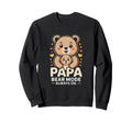 Papa Bear Mode Always Family Sweatshirt - Unique Graphic for Adults - T-Shirt, Sweatshirt, Hoodie