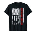 Usa Flag Best Buckin Dad Ever Deer T-Shirt - Minimalist Print Men Women - T-Shirt, Sweatshirt, Hoodie