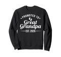 Promoted To Great Grandpa Est 2026 Sweatshirt - Custom Art Print Men Women - T-Shirt, Sweatshirt, Hoodie