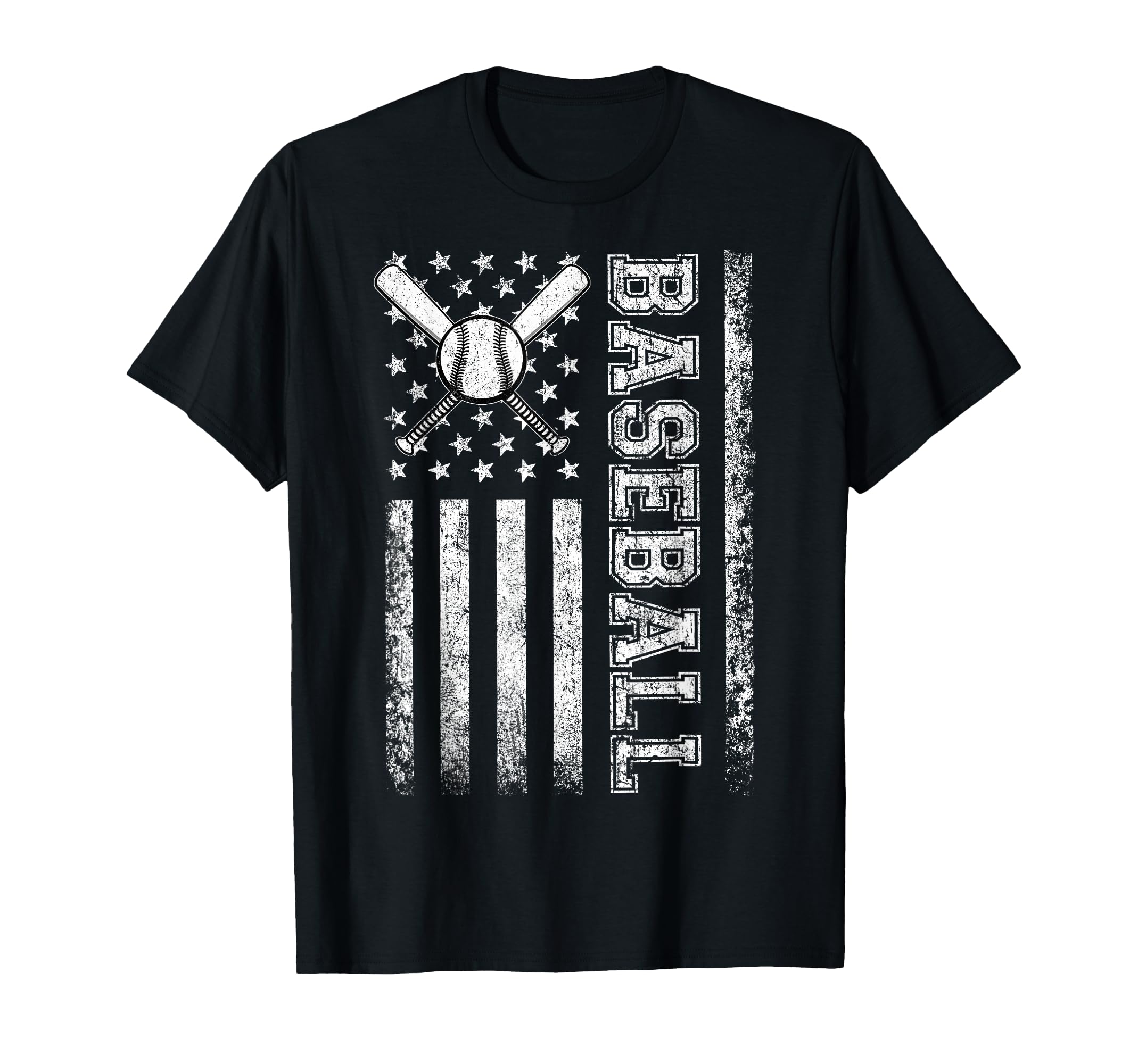 American Flag Baseball Flag Dad Mom T-Shirt - Graphic Print for Adults - T-Shirt, Sweatshirt, Hoodie