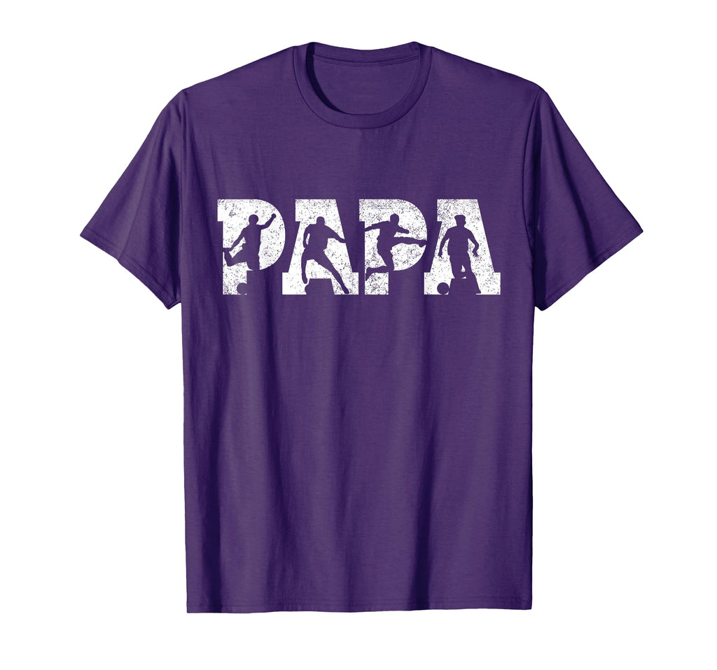 Soccer Papa Soccer Fathers Day T-Shirt - Graphic Print Unisex - T-Shirt, Sweatshirt, Hoodie