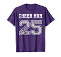 Senior Cheer Mom 2025 Groovy Cheer T-Shirt - Novelty Apparel for Adults - T-Shirt, Sweatshirt, Hoodie
