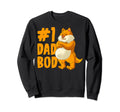 Cat Dad Best Dad Bod Daddy Papa Kitten Sweatshirt - Unique Graphic Unisex - T-Shirt, Sweatshirt, Hoodie