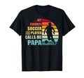 My Favorite Soccer Player Calls Me Papa T-Shirt - Graphic Print for Adults - T-Shirt, Sweatshirt, Hoodie
